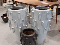 3x vorstvrije terracotta vaas - afbeelding 2 van  5