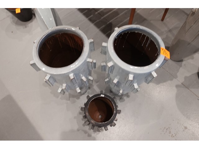 3x vorstvrije terracotta vaas - afbeelding 3 van  5