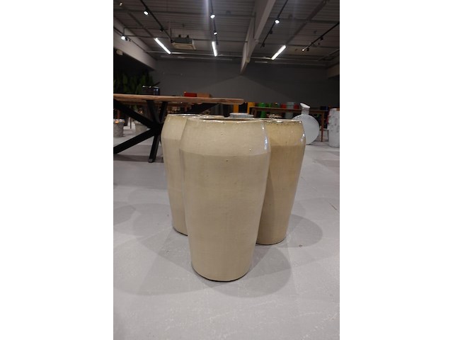 3x vorstvrije terracotta vaas - afbeelding 1 van  4