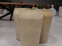 3x vorstvrije terracotta vaas - afbeelding 1 van  4