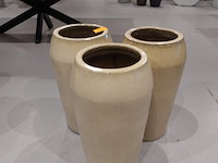 3x vorstvrije terracotta vaas - afbeelding 2 van  4