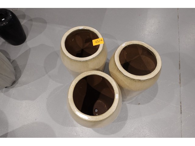 3x vorstvrije terracotta vaas - afbeelding 3 van  4