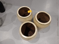 3x vorstvrije terracotta vaas - afbeelding 3 van  4