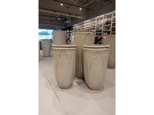 3x vorstvrije terracotta vaas - afbeelding 1 van  5