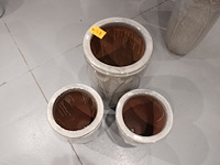3x vorstvrije terracotta vaas - afbeelding 3 van  5