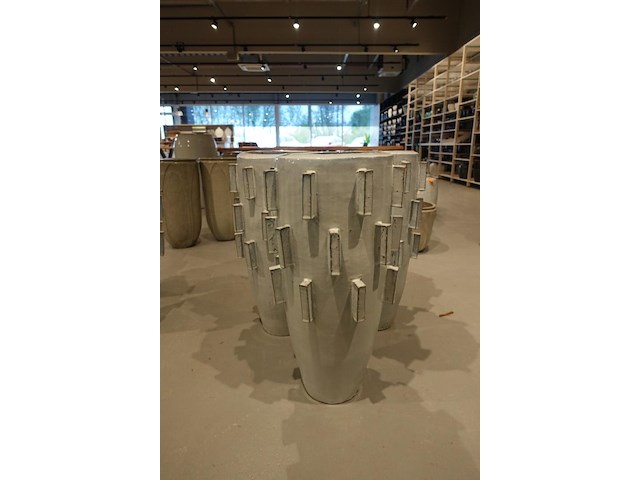 3x vorstvrije terracotta vaas - afbeelding 1 van  4