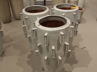 3x vorstvrije terracotta vaas - afbeelding 2 van  4