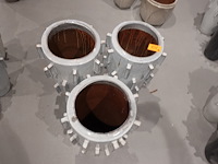 3x vorstvrije terracotta vaas - afbeelding 3 van  4