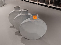 3x vorstvrije terracotta vaas - afbeelding 2 van  3