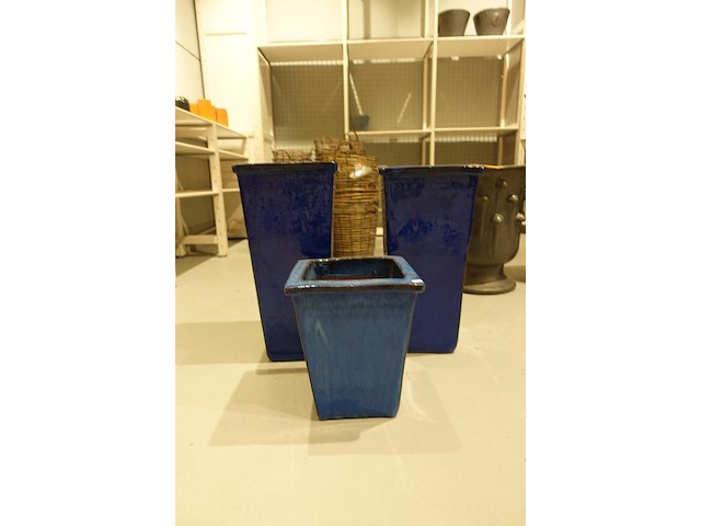 3x vorstvrije terracotta vaas - afbeelding 1 van  5