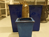 3x vorstvrije terracotta vaas - afbeelding 1 van  5