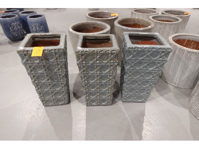 3x vorstvrije terracotta vaas - afbeelding 2 van  4