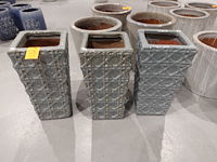 3x vorstvrije terracotta vaas - afbeelding 2 van  4