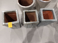 3x vorstvrije terracotta vaas - afbeelding 3 van  4