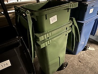 3x vuilcontainer sulo - groen - 240l - afbeelding 1 van  1
