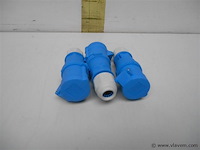 3x watervaste stekker 220v 16a ip44/3126 nieuw - afbeelding 1 van  1