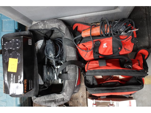 3x werkzakken griffon + inhoud - afbeelding 1 van  4