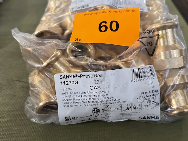 3x zak sanha perskoppelingen - afbeelding 2 van  2