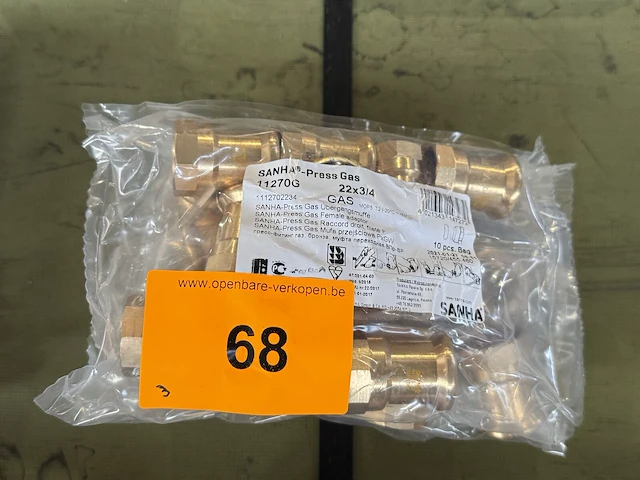 3x zak sanha perskoppelingen - afbeelding 1 van  1