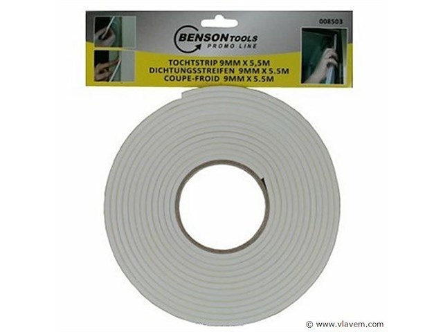 3x zelfklevende tochtstrips - afbeelding 1 van  2