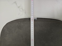 3x zitkussen grey pu 40x40 - afbeelding 4 van  4