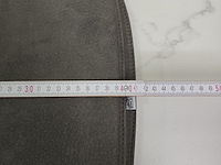 3x zitkussen grey pu 40x40 - afbeelding 5 van  5