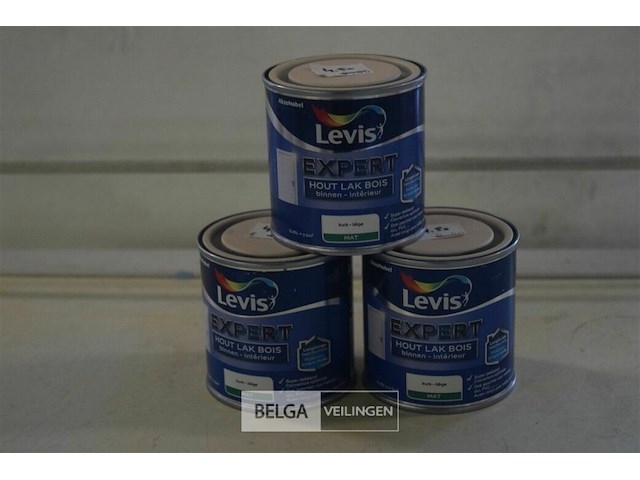 3x0,25l levis houtlak binnen kurk mat - afbeelding 1 van  3