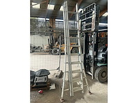 3x10 aluminium schuifladder - afbeelding 1 van  1