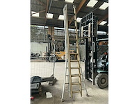 3x12 aluminium schuifladder - afbeelding 1 van  4