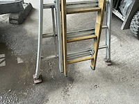 3x12 aluminium schuifladder - afbeelding 2 van  4
