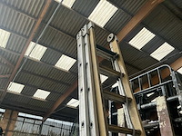 3x12 aluminium schuifladder - afbeelding 3 van  4