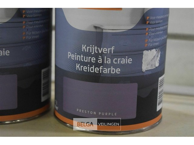 3x1l finess krijtverf preston purple - afbeelding 3 van  3