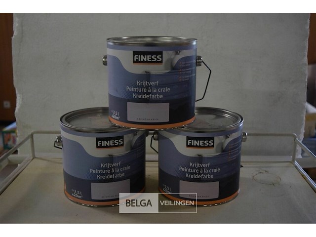 3x2,5l finess krijtverf brighton beige - afbeelding 1 van  3