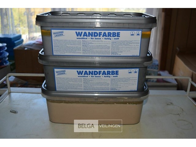 3x2,5l wandverf div kleuren - afbeelding 1 van  2