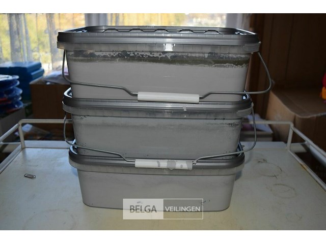 3x2,5l wandverf grijze tinten - afbeelding 1 van  2