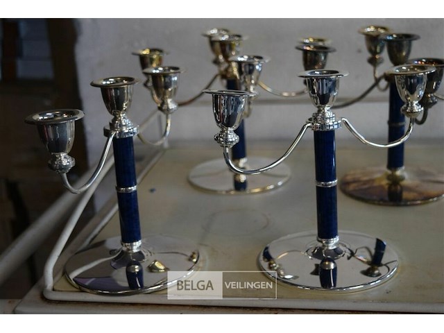 3x3 armige kandelaar en 3x 5 armige kandelaar - afbeelding 2 van  5