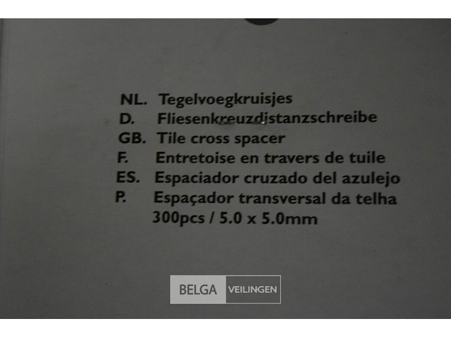 3x300st tegelvoegkruisjes - afbeelding 3 van  3