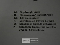 3x300st tegelvoegkruisjes - afbeelding 3 van  3