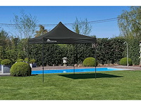 3x3m partytent - antraciet - vouwtent.eu - afbeelding 1 van  4