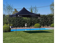 3x3m partytent - zwart - vouwtent.eu - afbeelding 2 van  6