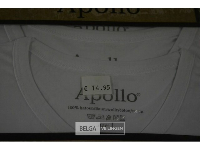 3x3st apollo t-shirt katoen mt l - afbeelding 2 van  3