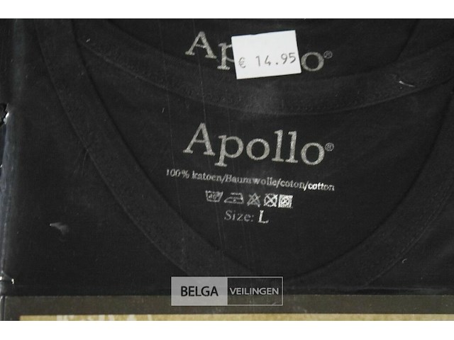 3x3st apollo t-shirt katoen mt l - afbeelding 3 van  4