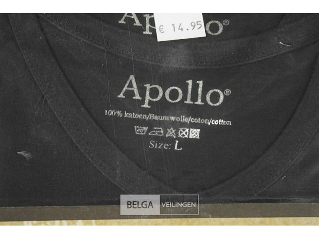 3x3st apollo t-shirt katoen mt l - afbeelding 4 van  4