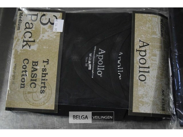 3x3st apollo t-shirt katoen mt m - afbeelding 4 van  4