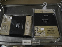 3x3st apollo t-shirt katoen mt m - afbeelding 1 van  4