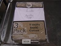 3x3st apollo t-shirt katoen mt xl - afbeelding 1 van  4