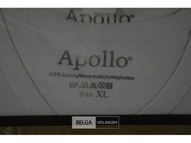 3x3st apollo t-shirt katoen mt xl - afbeelding 4 van  4