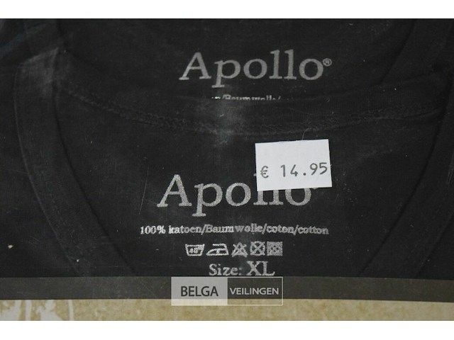 3x3st apollo t-shirt katoen mt xl - afbeelding 3 van  3