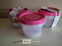 3x3st opbergdoosjes 1230ml - afbeelding 1 van  2