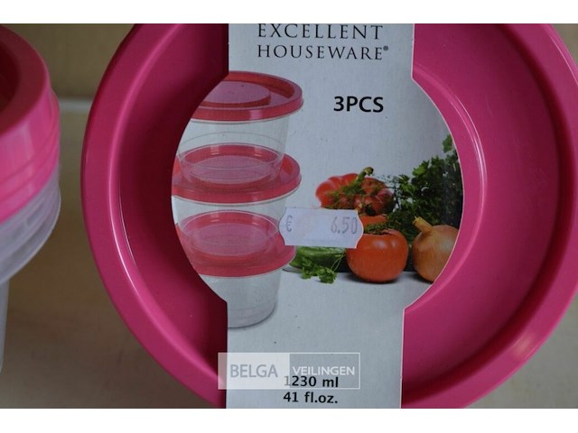 3x3st opbergdoosjes 1230ml - afbeelding 2 van  2